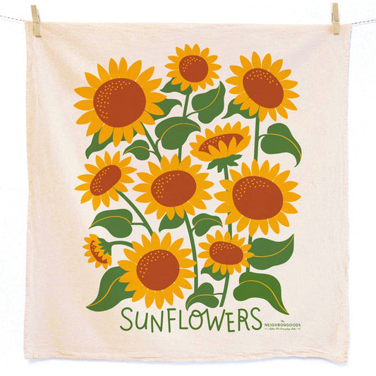 Sunflower Tea Towel