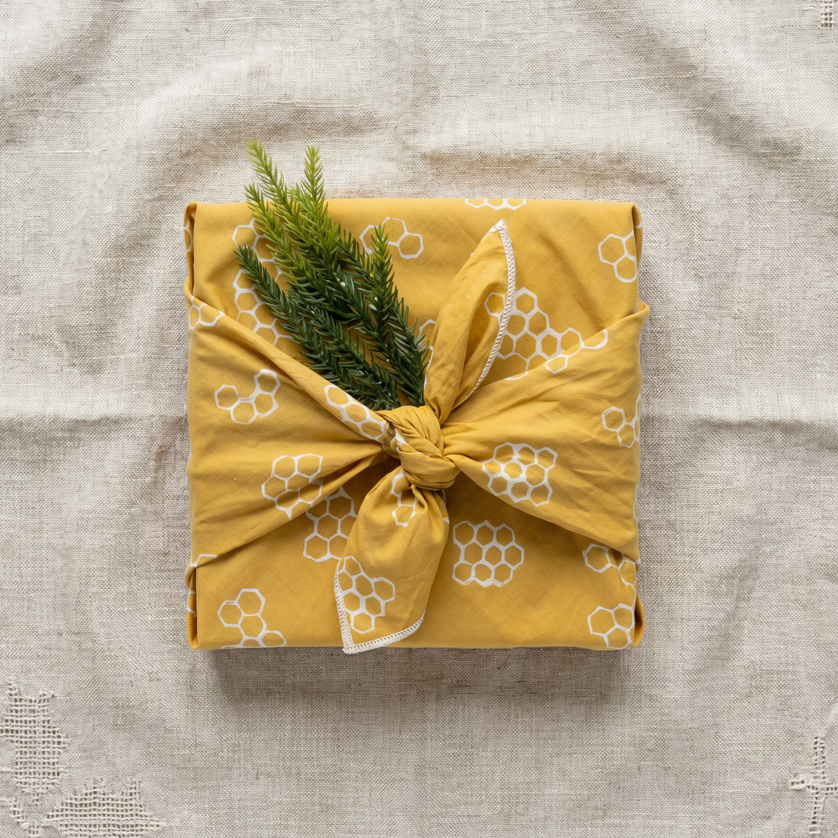 Reusable Gift Wrap - Honeycomb Print