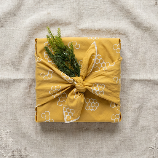 Reusable Gift Wrap - Honeycomb Print