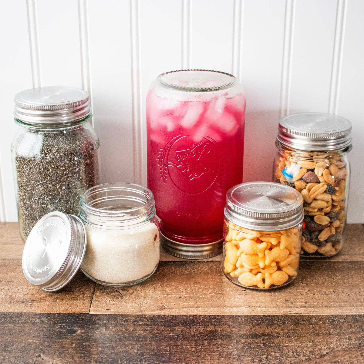 Stainless Steel Mason Jar Storage Lids