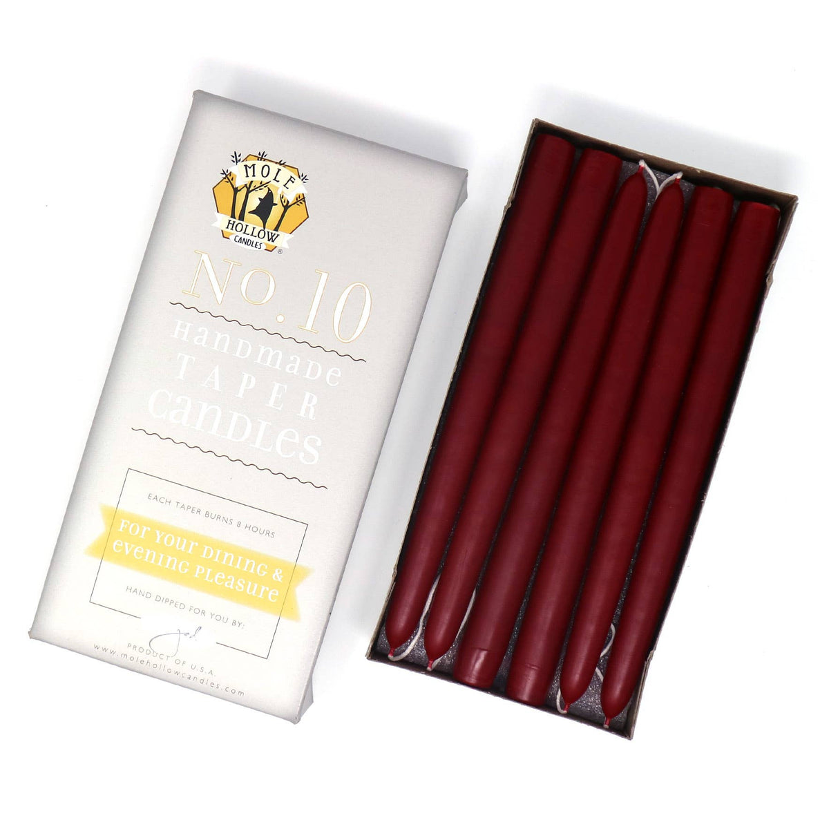 Hand Dipped Taper Candles