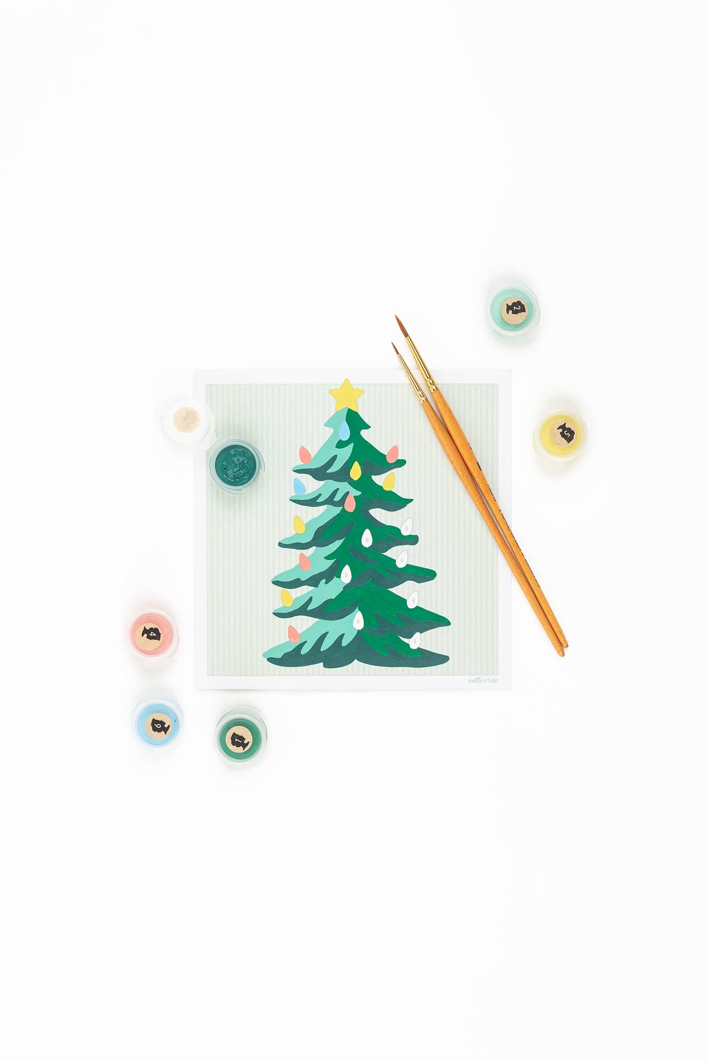 Christmas Tree MINI Paint-by-Number Kit