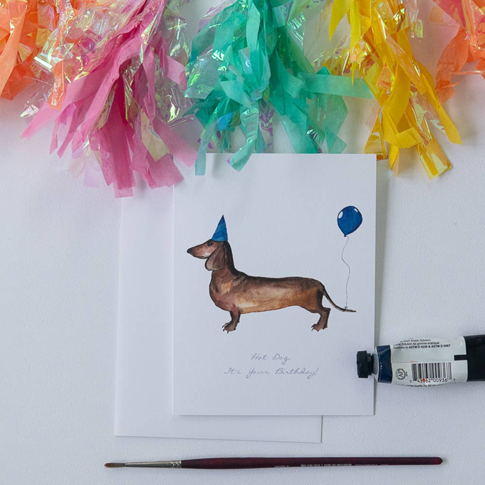 Dachshund Birthday Card