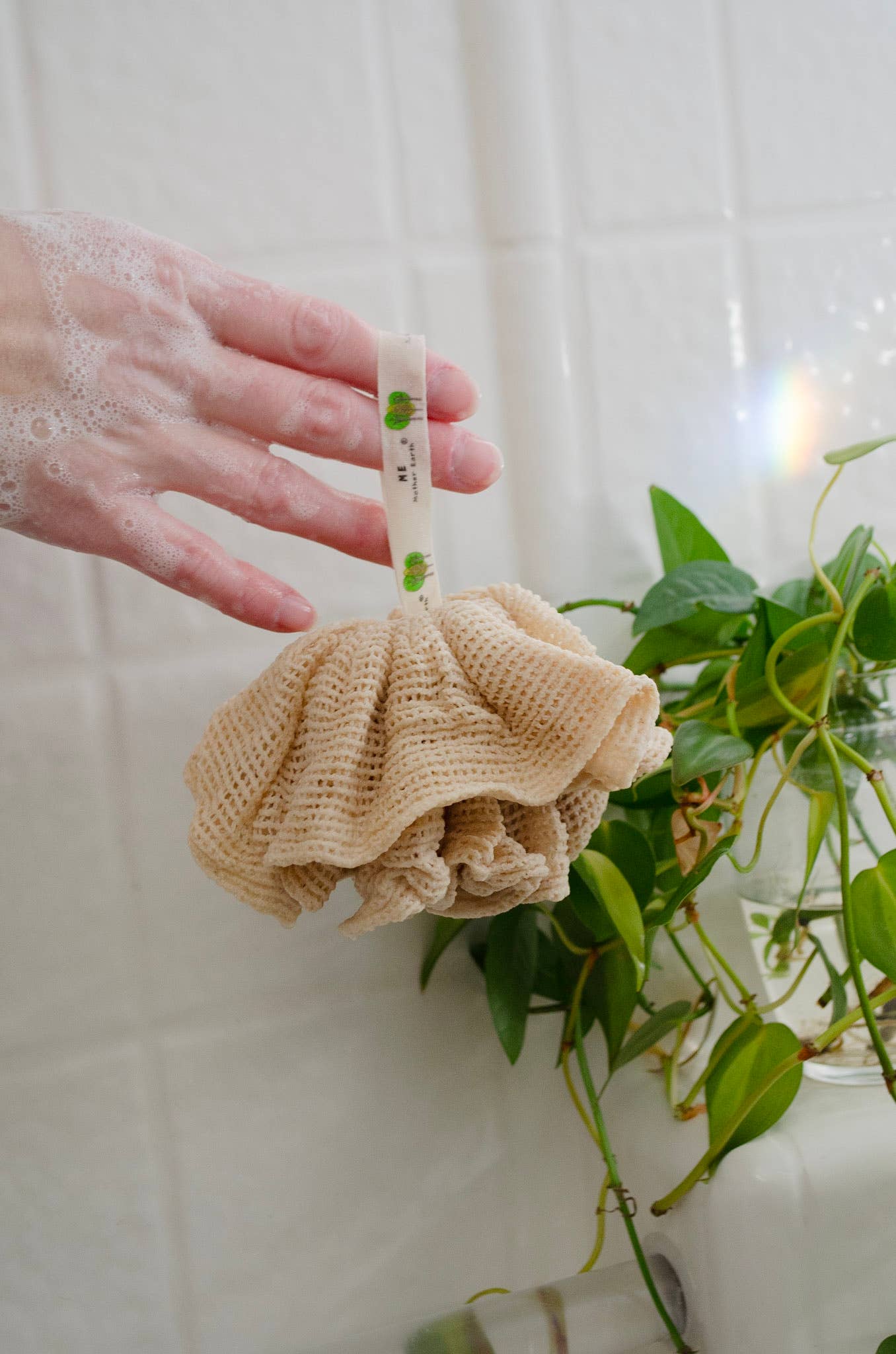 Reusable Cotton Shower Pouf