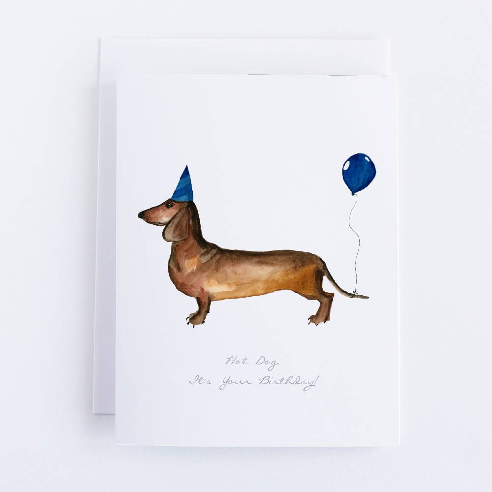 Dachshund Birthday Card