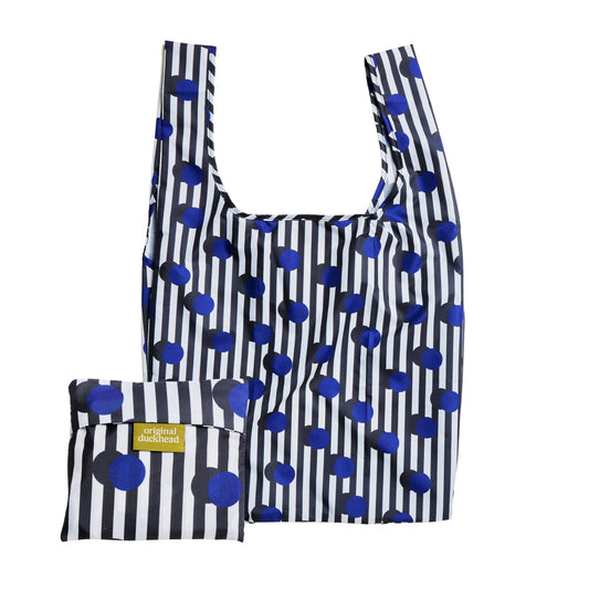 Polkastripe Reusable Eco Friendly Tote Bag