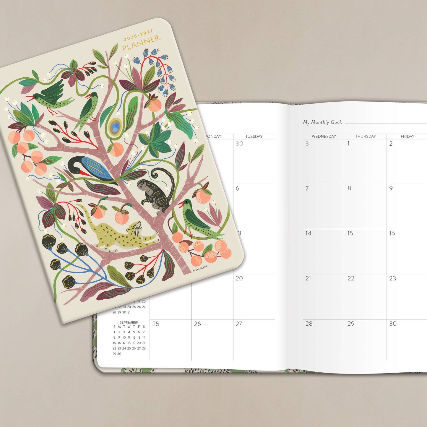 2026 - 2027 Menagerie -  Seedlings On the Go Planner