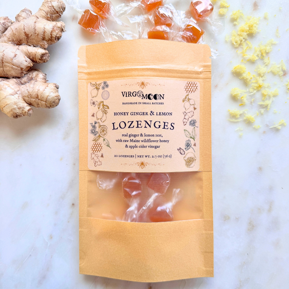 Honey Ginger & Lemon Lozenges - Bright & Soothing Warmth