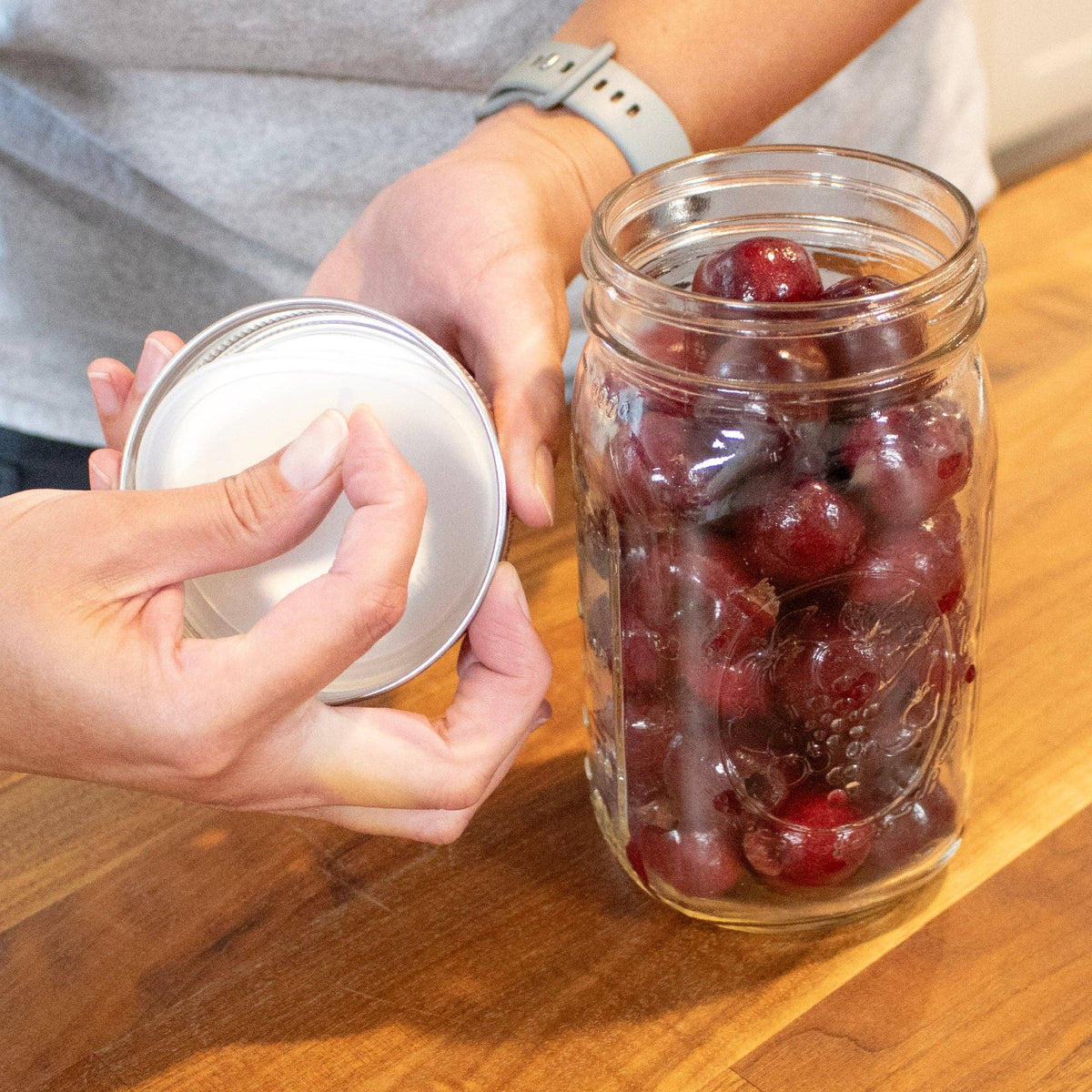Stainless Steel Mason Jar Storage Lids