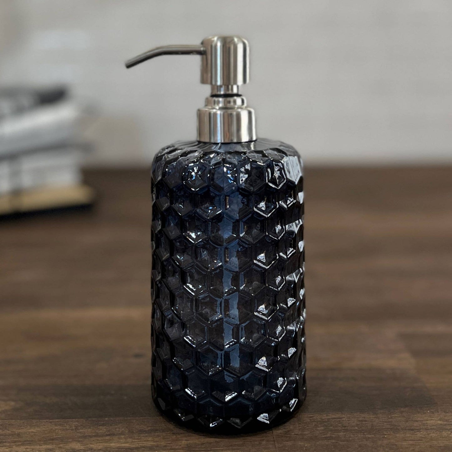 Honeycomb Glass Soap Dispenser