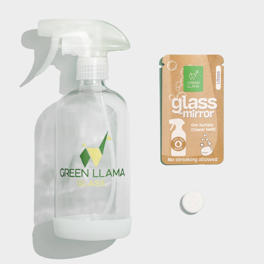 Eco-Friendly Refillable Window and Glass Cleaning Kit