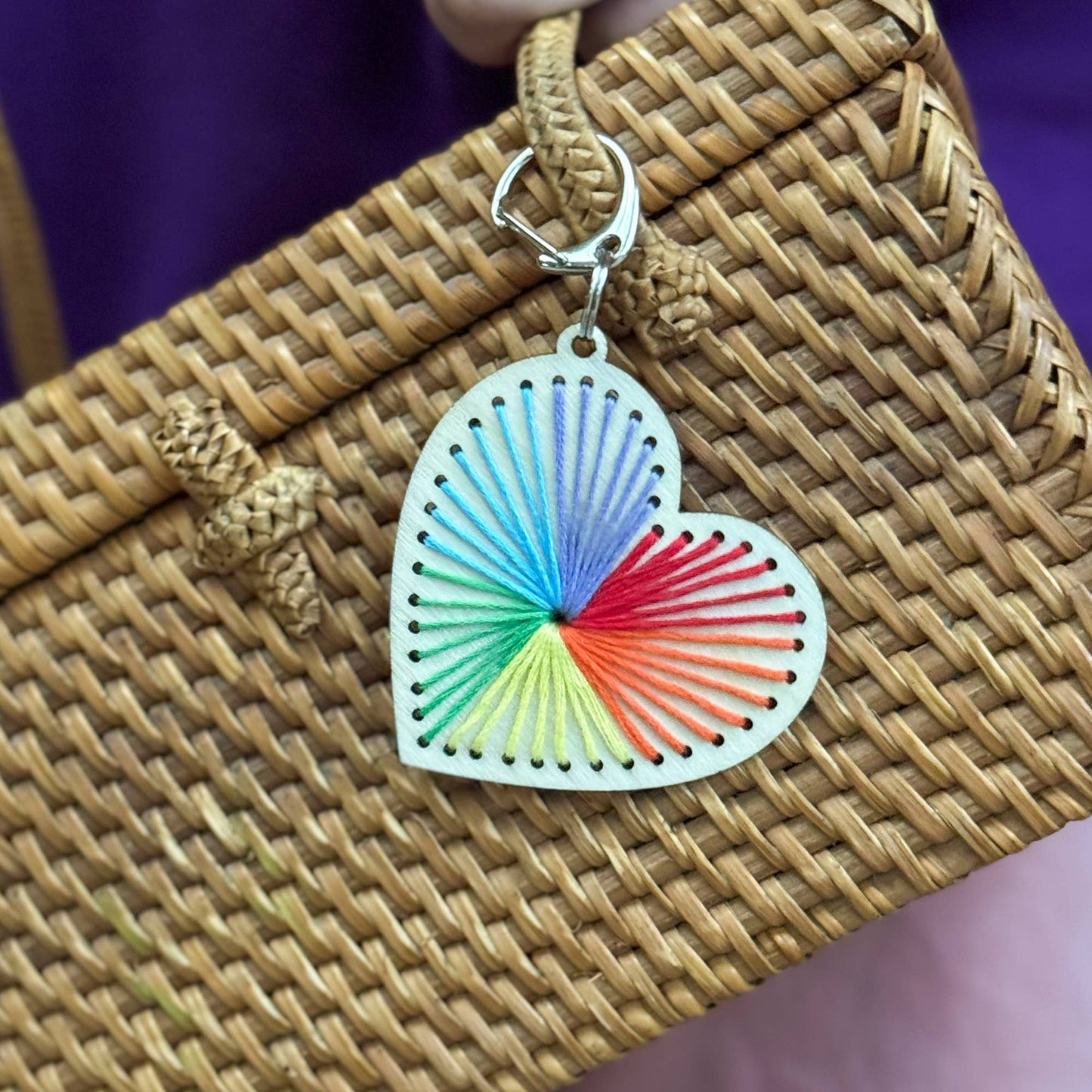 Heart Keyring Craft Kit