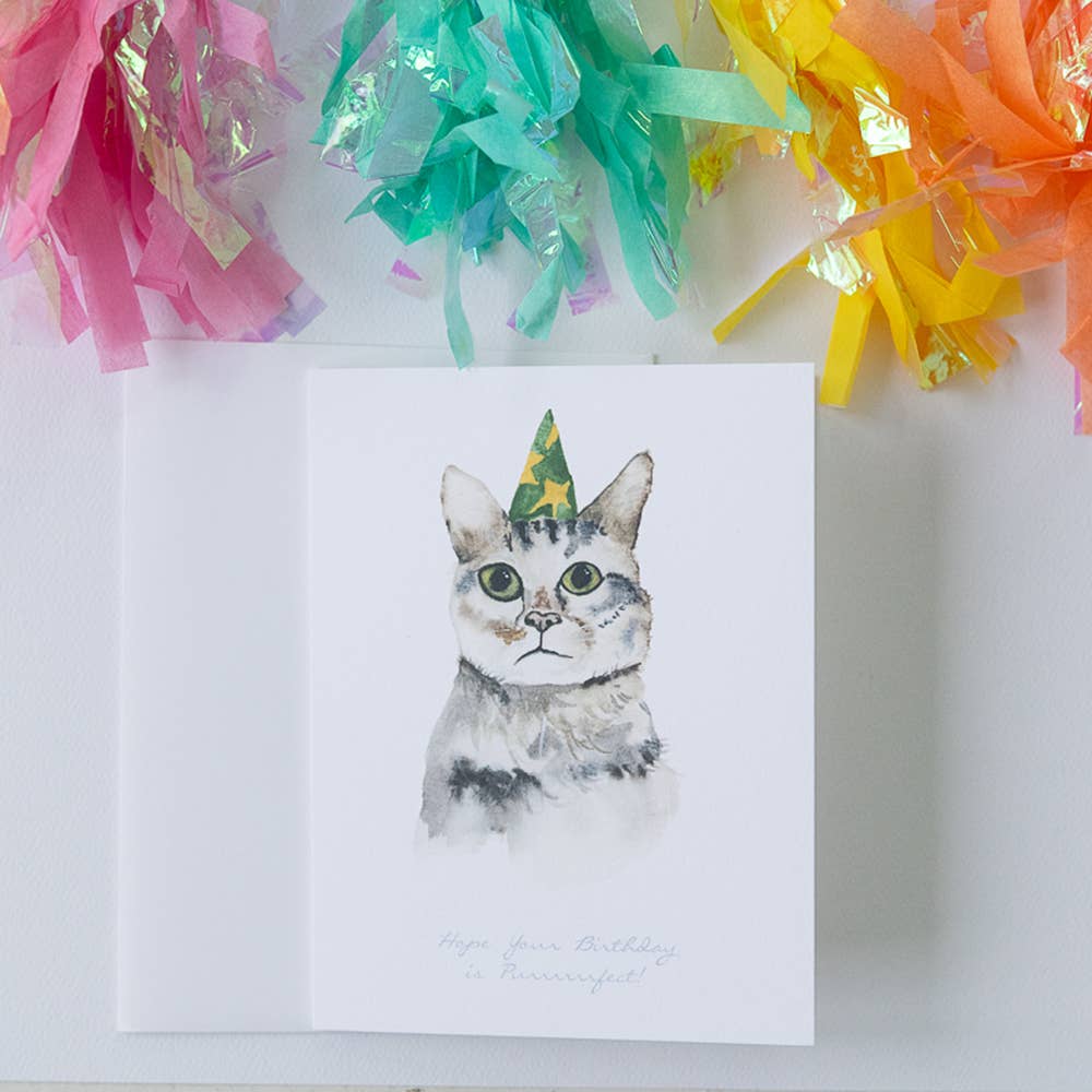 Cat Birthday Card